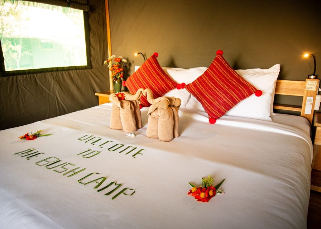 Elephant Hills luxury tent interior