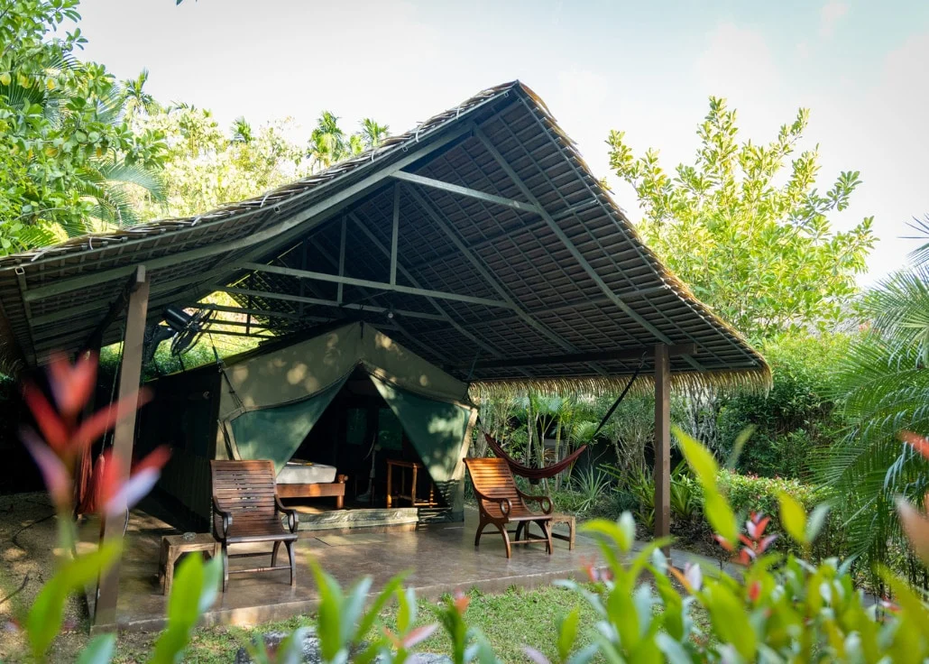 Elephant Hills luxury tent exterior