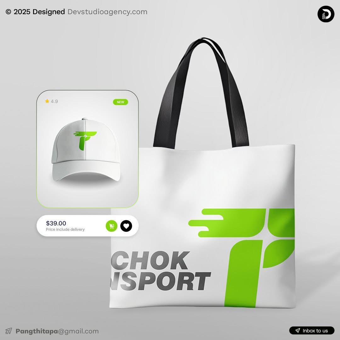 Namchok Transport tote bag and cap