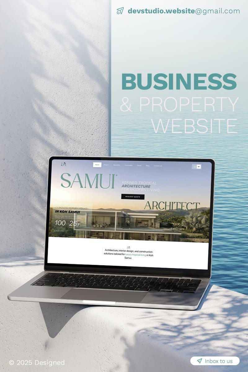 Business and property website showcase
